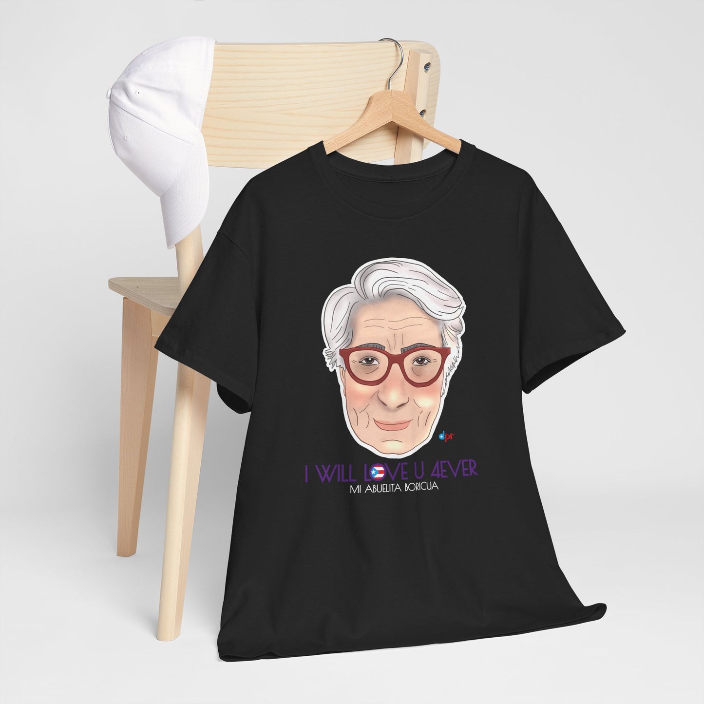 I Will Love You Forever Abuelita Boricua Heavy Cotton Tee