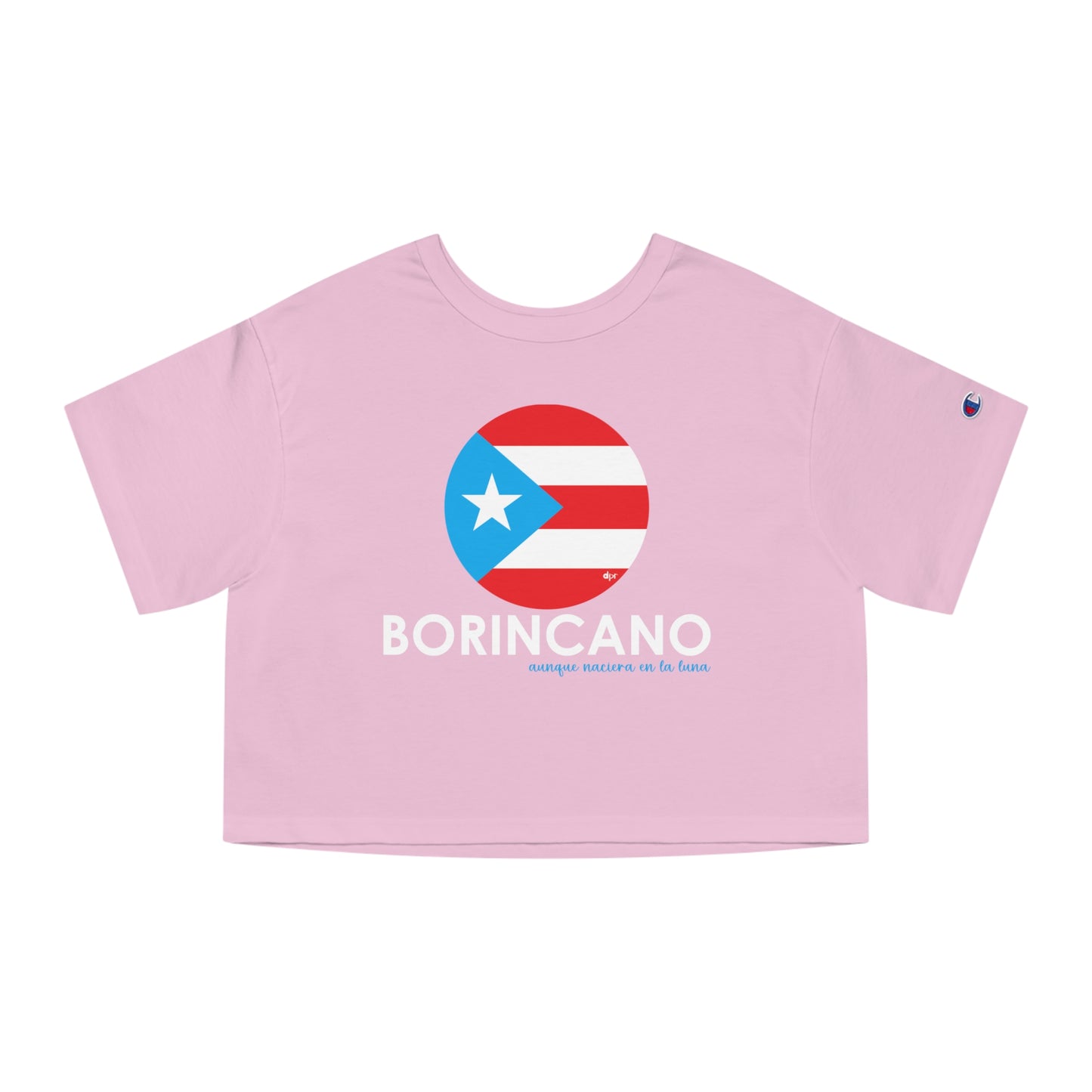 BORINCANO BANDERA Flowy Cropped Tee