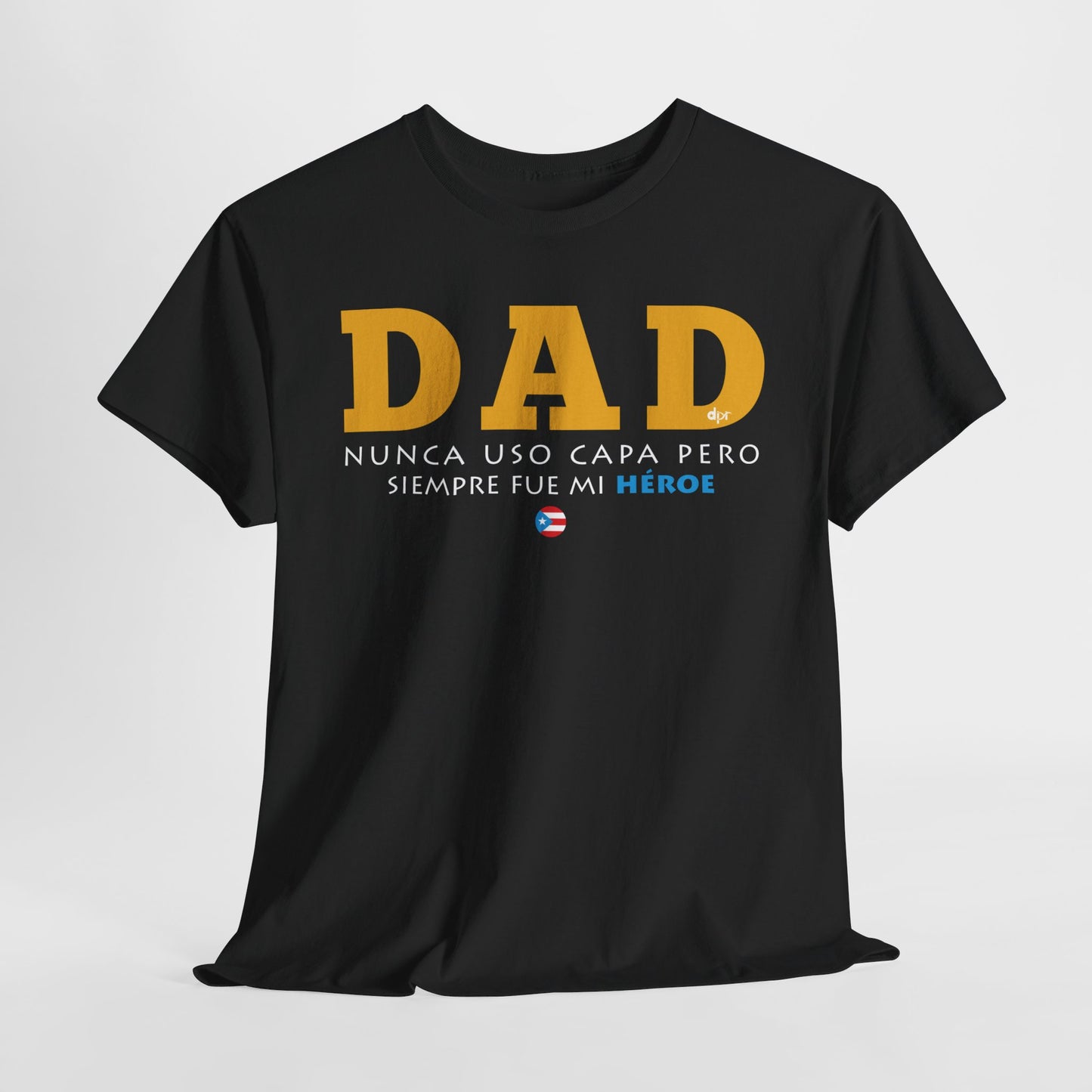 Dad Mi Héroe Yellow Unisex Heavy Cotton Tee