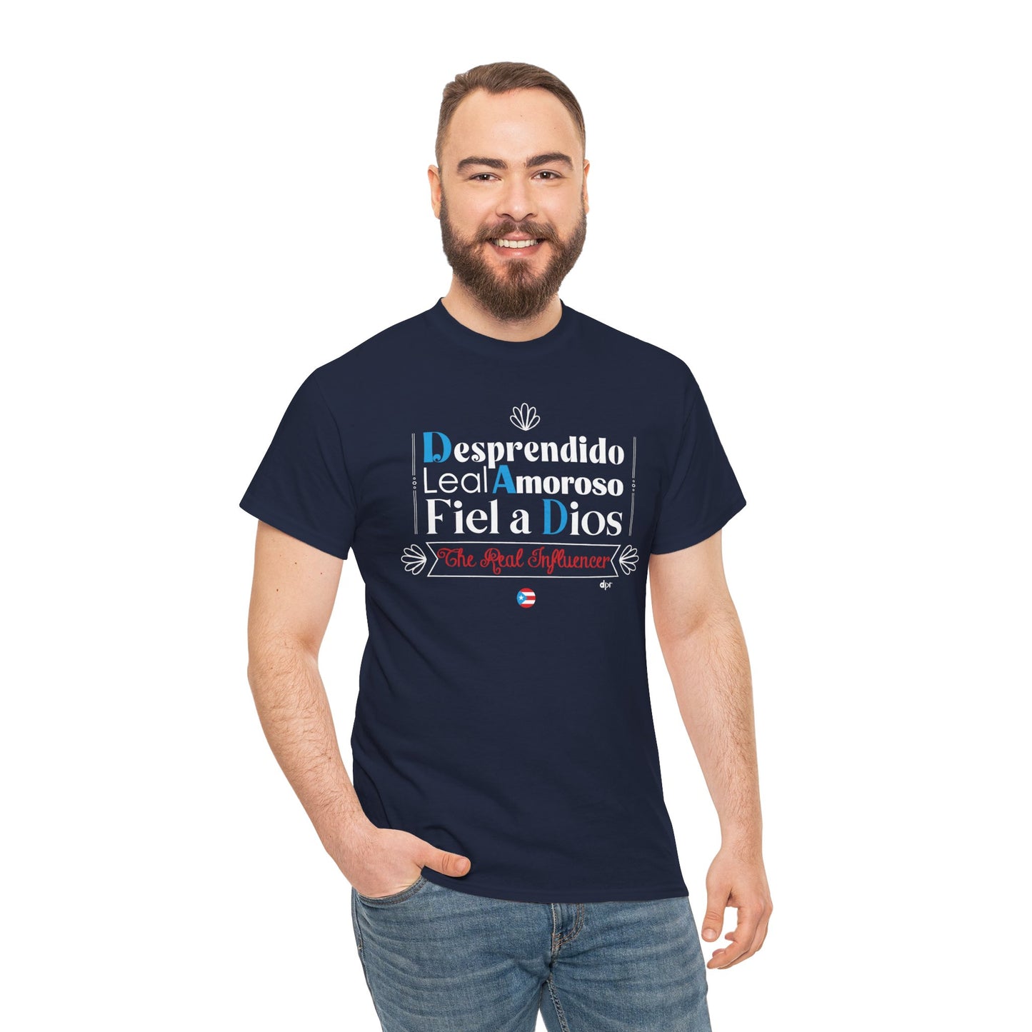 My DAD Description Heavy Cotton Tee