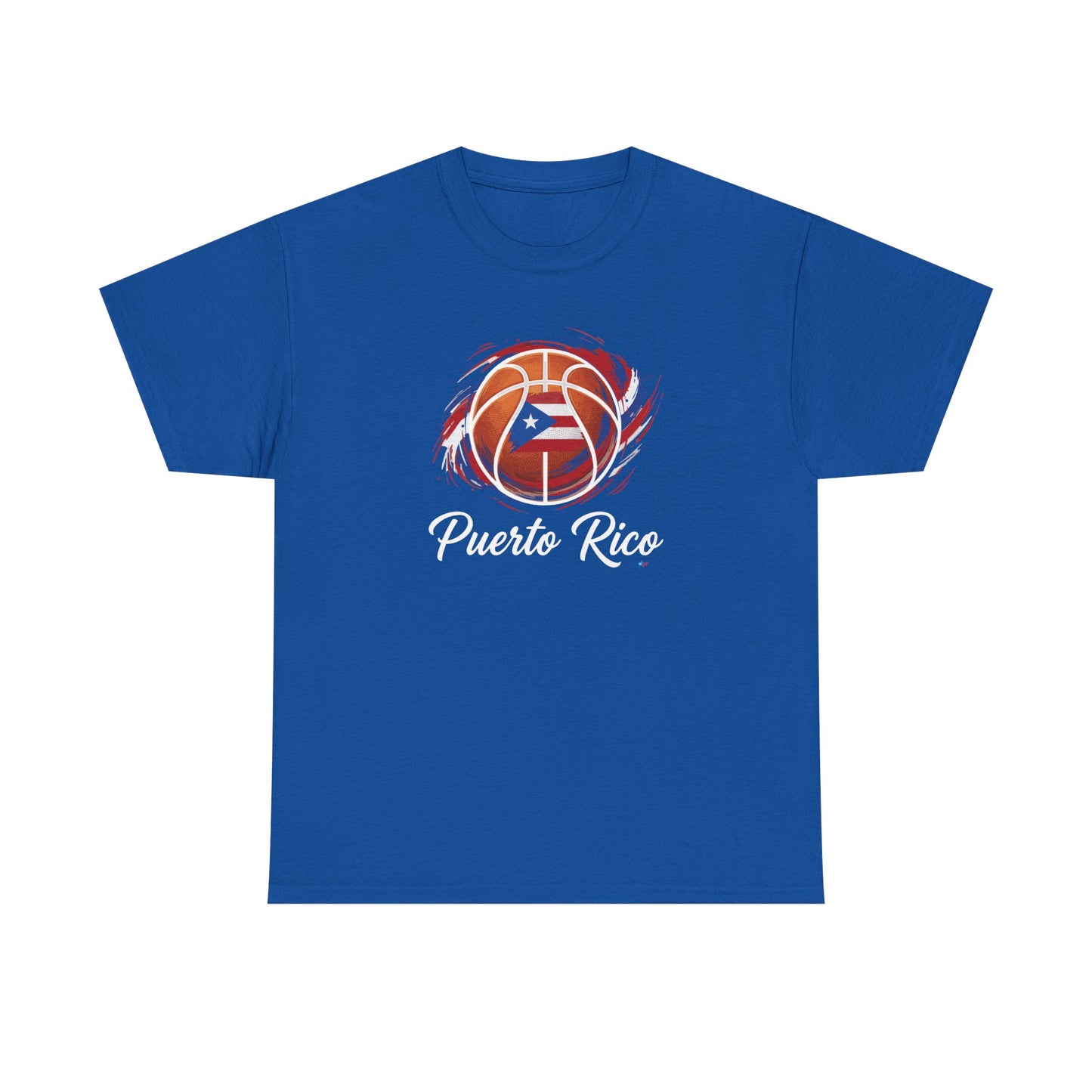 Puerto Rico Basketball Flag | Unisex Heavy Cotton T-Shirt