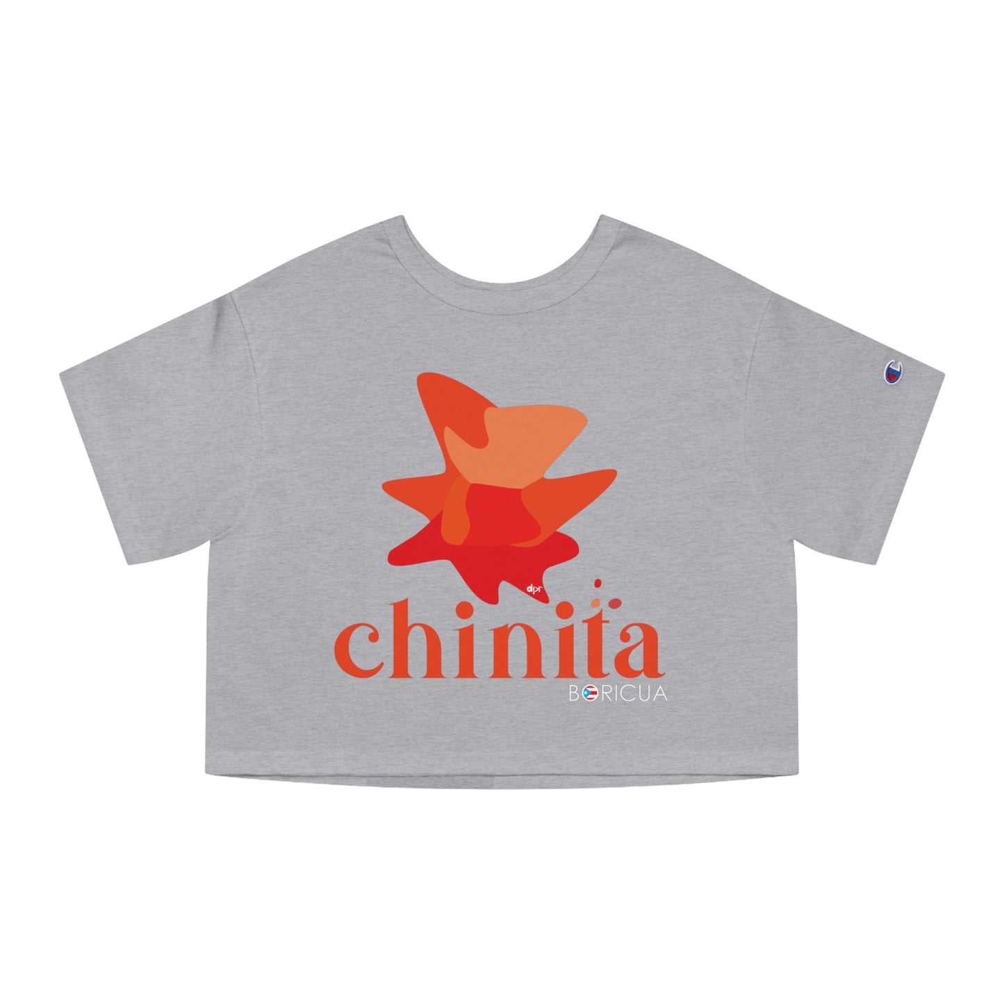 Chinita Boricua Flowy Cropped Tee