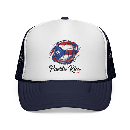 Puerto Rico Volleyball Flag  Trucker Caps FREE SHIPPING