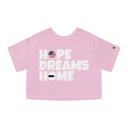 HOPE DREAMS HOME Puerto Rico Flowy Cropped Tee