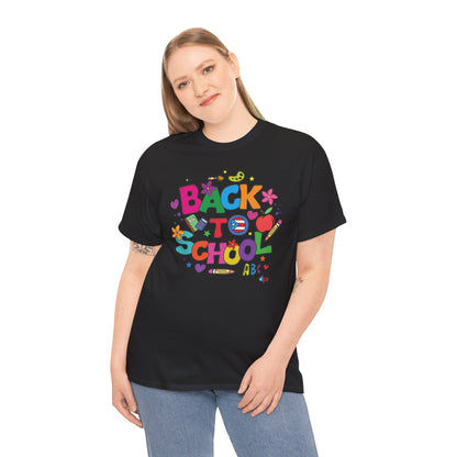 Back to School Boricua Teacher Heavy Cotton Tee