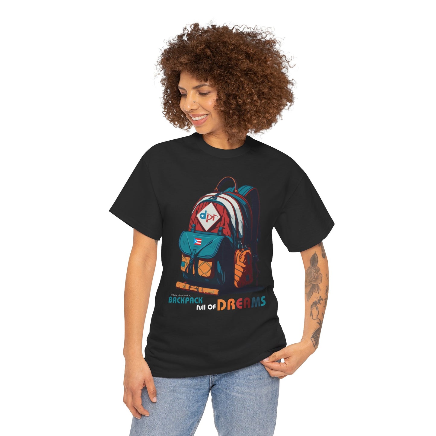 Backpack full of Dreams Unisex Heavy Cotton Tee