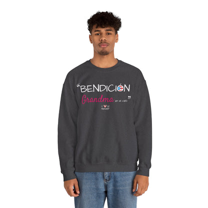 Bendición Grandma Boricua Unisex Heavy Blend™ Crewneck Sweaters