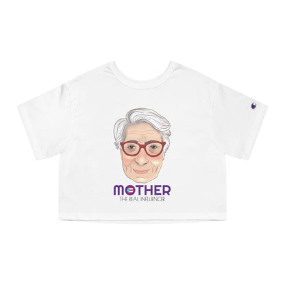 Mother The Real Influencer Women's Flowy Cropped Tee