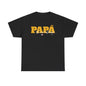 Papá The Real Influencer Yellow Heavy Cotton Tee