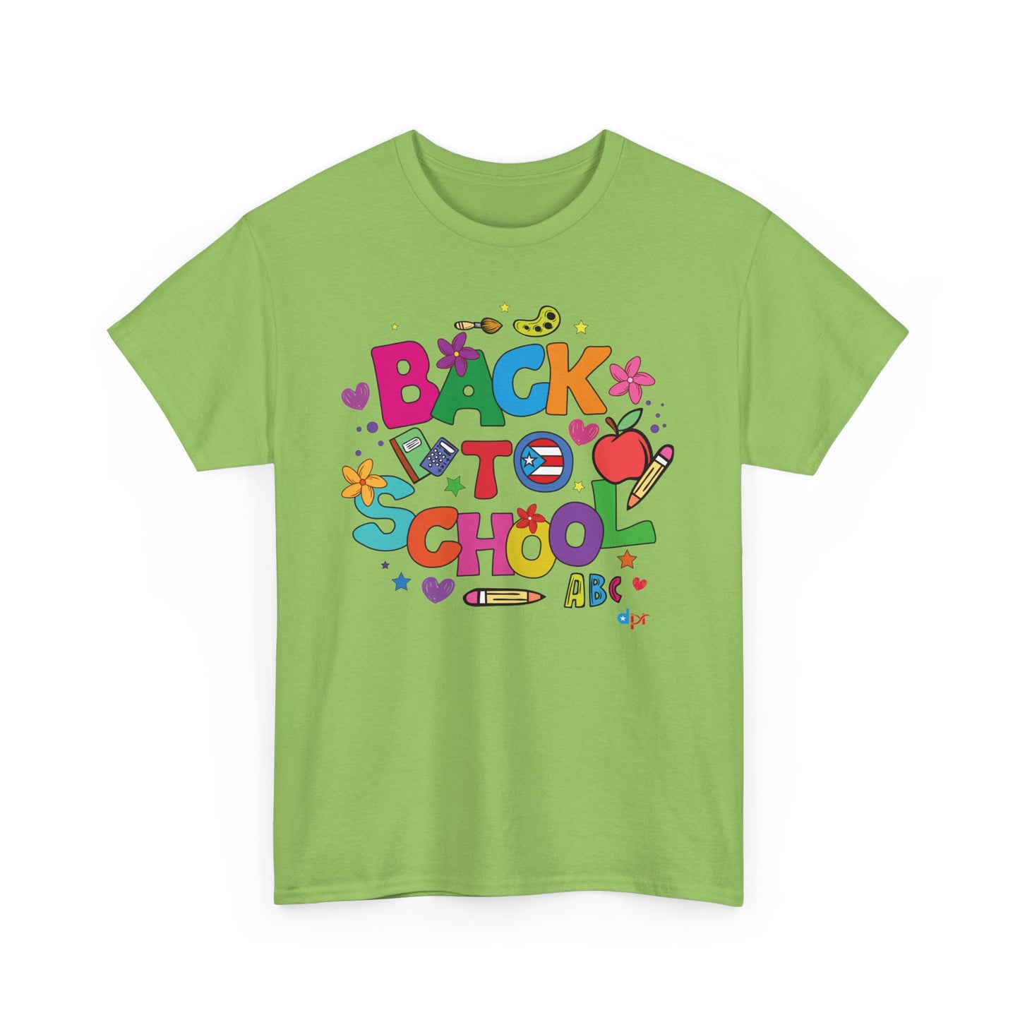 Back to School Boricua Teacher Heavy Cotton Tee