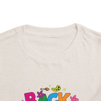 Back To School Boricua Girl Toddler Short Sleeve Tee