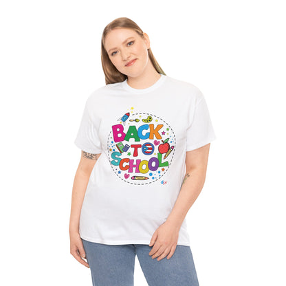 Back to School Boricua Student Heavy Cotton Tee