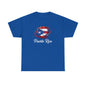 Puerto Rico Basketball Flag 2 | Unisex Heavy Cotton T-Shirt