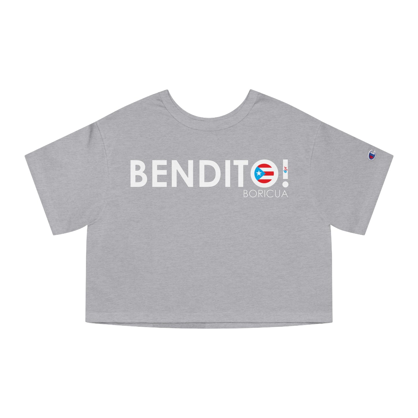 BENDITO BORICUA Flowy Cropped Tee