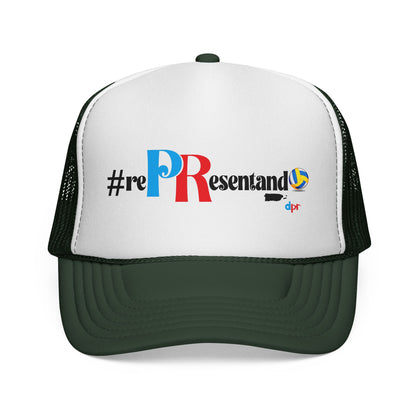 RePResentando Volleyball Puerto Rican Pride Trucker Caps FREE SHIPPING
