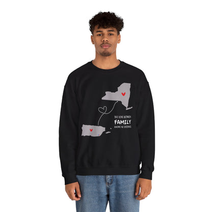 Love in the distance New York Unisex Heavy Blend™ Crewneck Sweaters