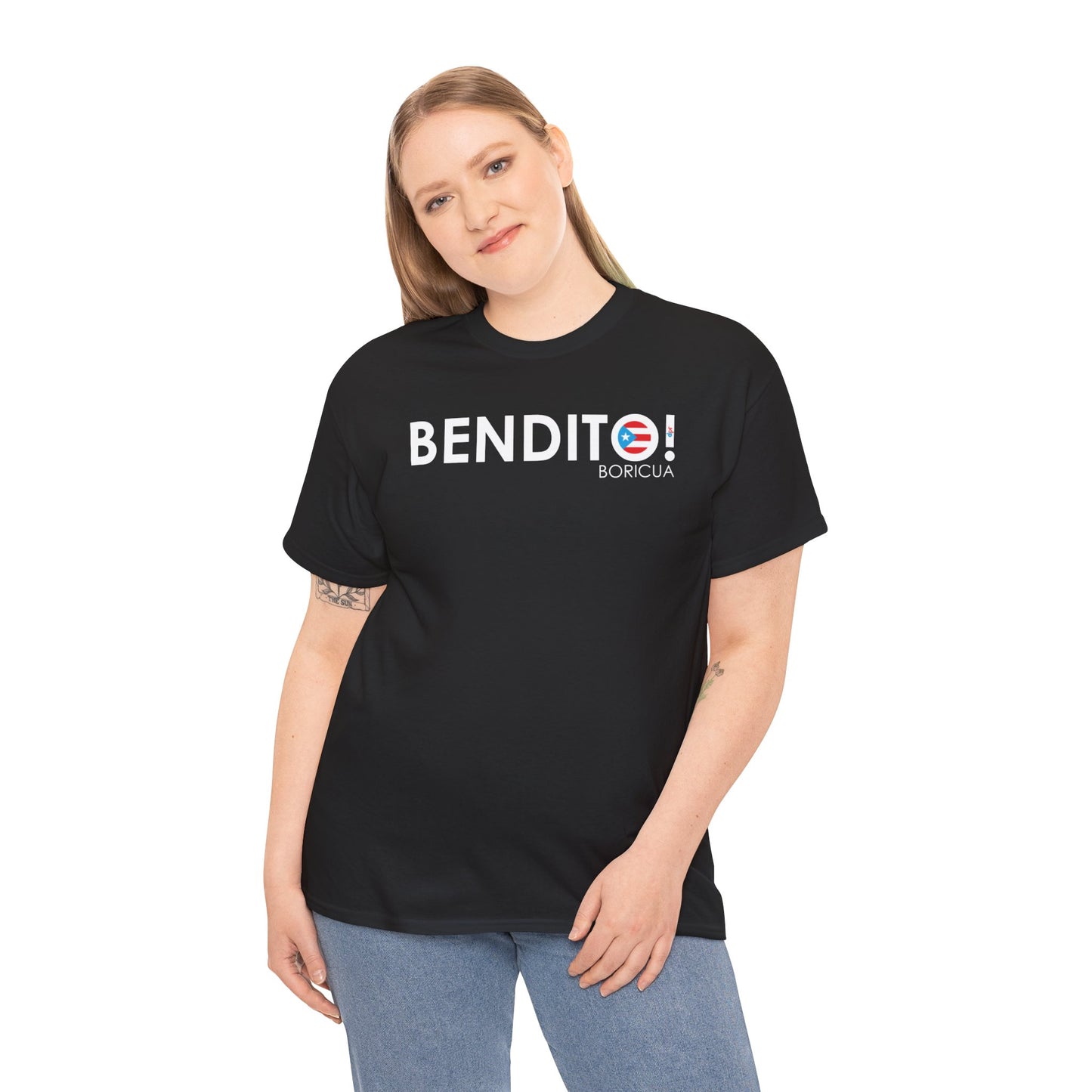 BENDITO BORICUA Unisex Heavy Cotton Tee