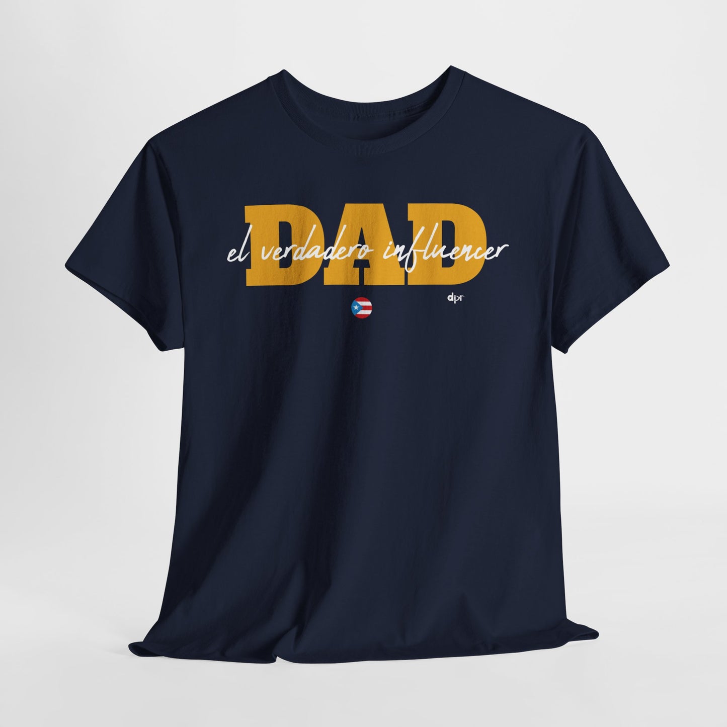 Dad El Verdadero Influencer Yellow Unisex Heavy Cotton Tee