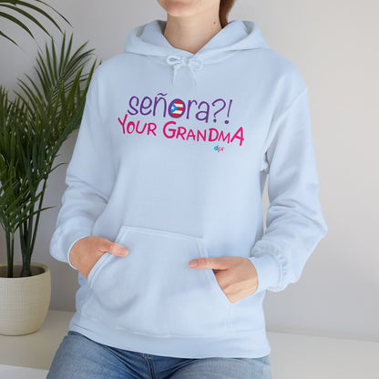 Señora Your Grandma Unisex Heavy Blend™ Boricua-Style Hoodies