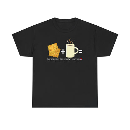 Crackers & Coffee True Puertorican Unisex Heavy Cotton Tee