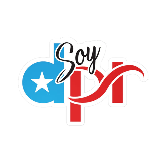 Soy De Puerto Rico Waterproof Kiss-Cut Vinyl Decals