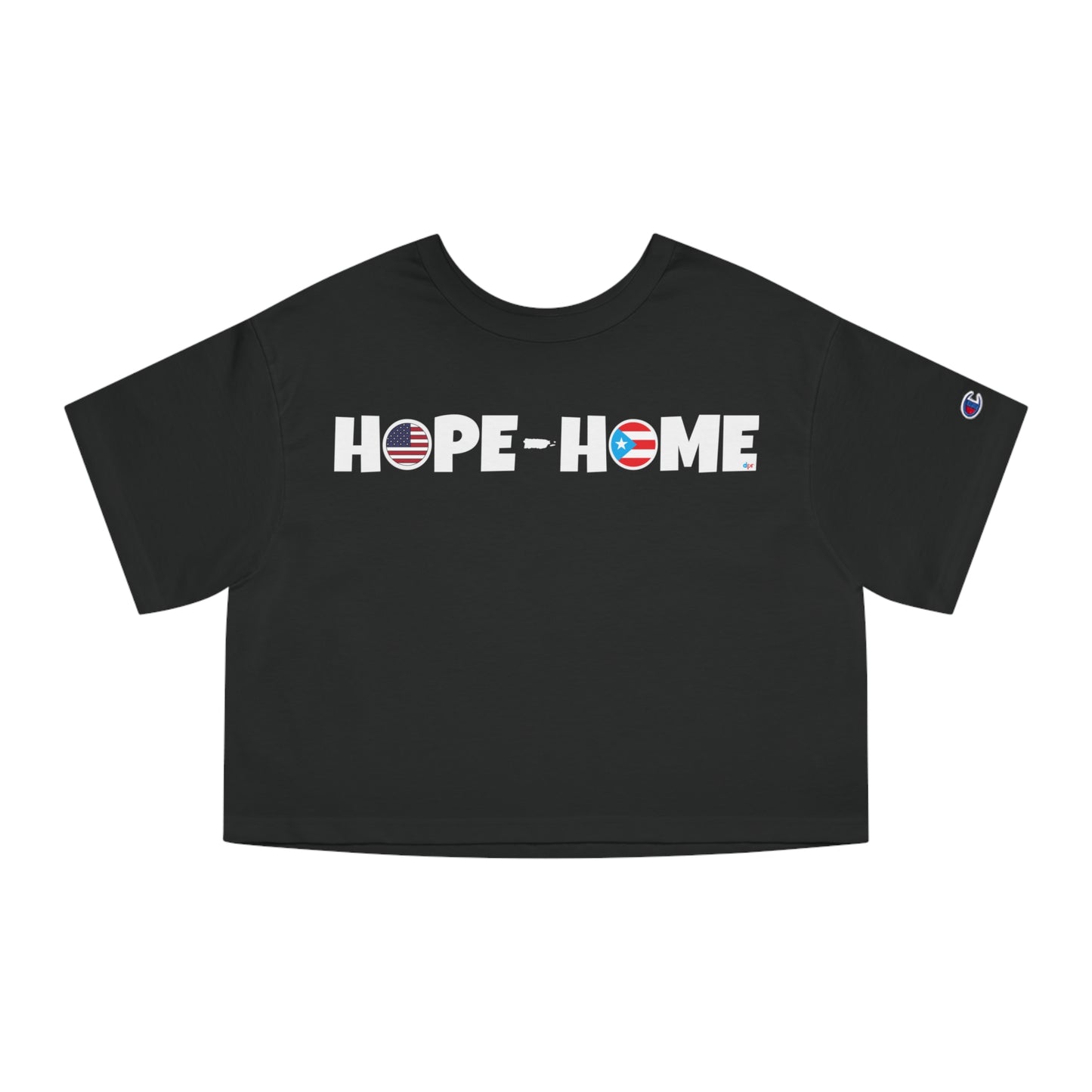 HOPE HOME BANDERA PUERTO RICO Flowy Cropped Tee