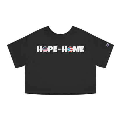 HOPE HOME BANDERA PUERTO RICO Flowy Cropped Tee