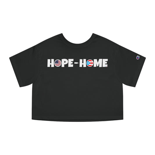 HOPE HOME BANDERA PUERTO RICO Flowy Cropped Tee