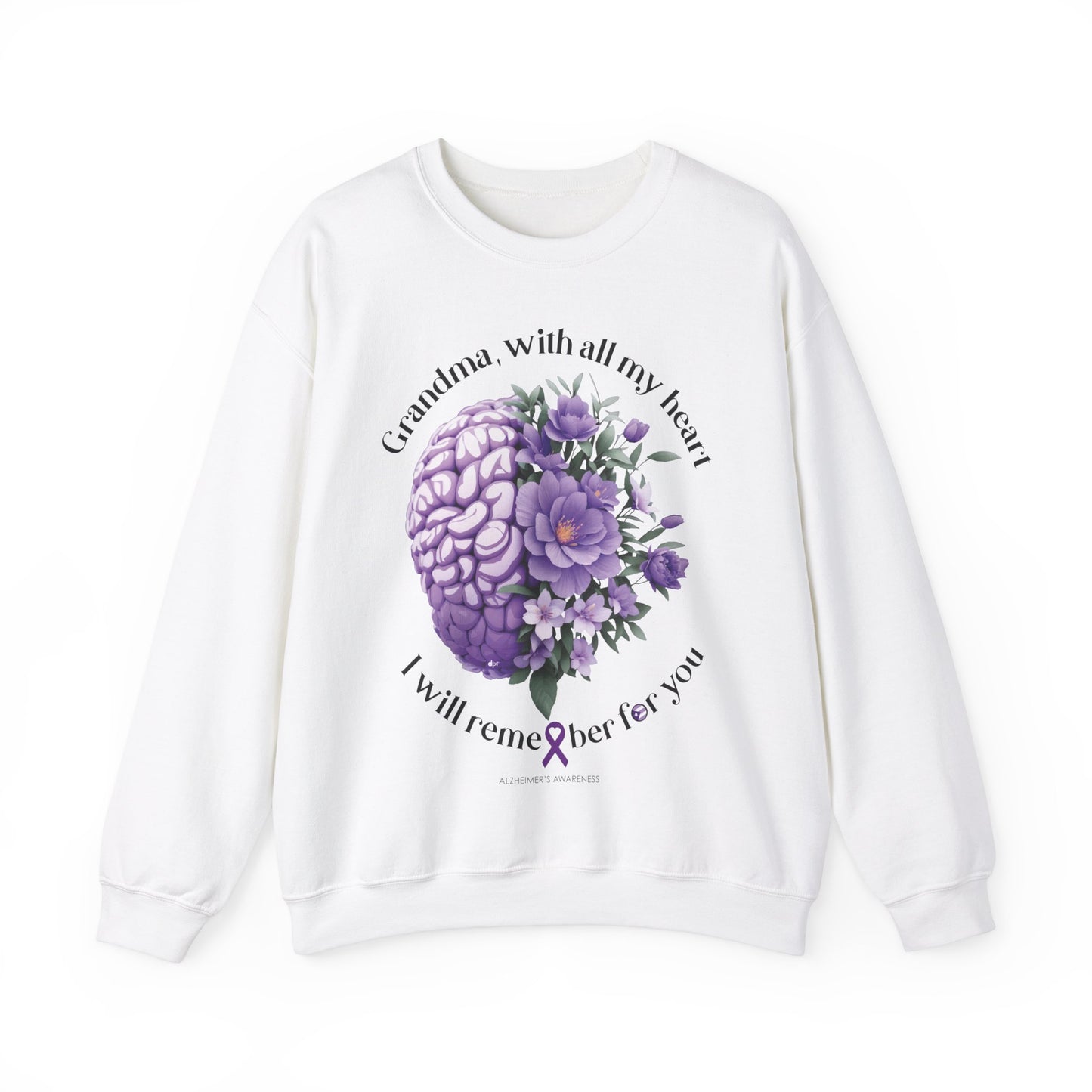 GRANDMA I Will Remember for You Heavy Blend™ Crewneck Sweaters