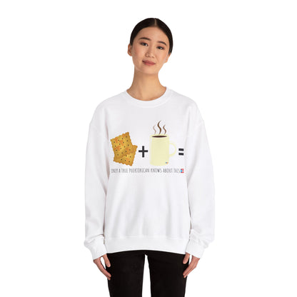 Crackers & Coffee True Puertorican Unisex Heavy Blend™ Crewneck Sweaters
