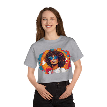 Mosaico Girl Women's Flowy Cropped Tee