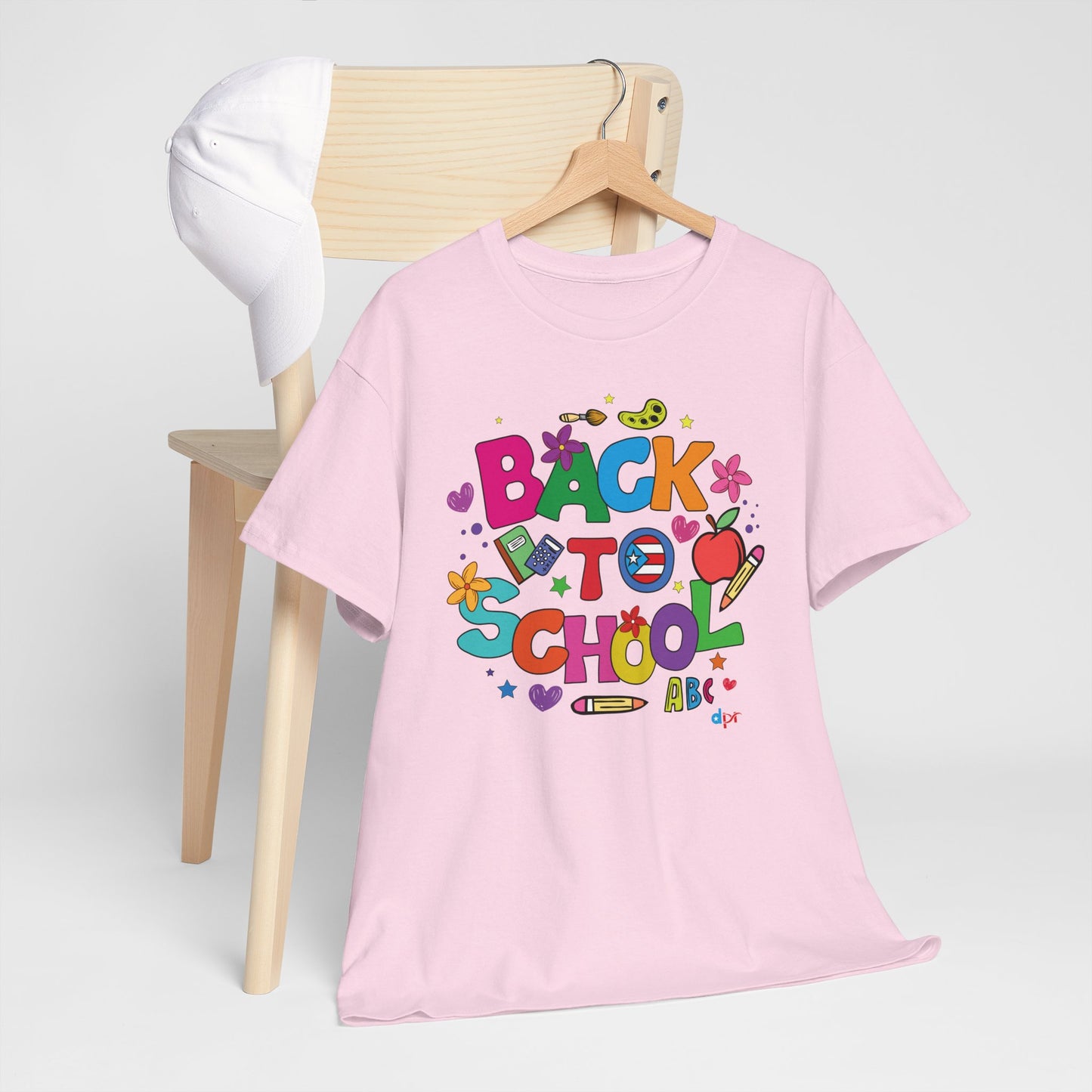 Back to School Boricua Teacher Heavy Cotton Tee
