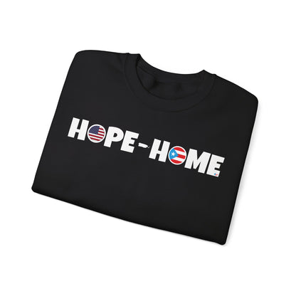 HOPE HOME BANDERA PUERTO RICO Heavy Blend™ Crewneck Sweaters