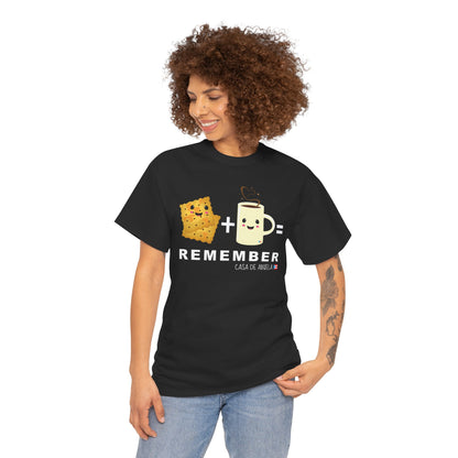 Crackers & Coffee REMEMBER ABUELA Unisex Heavy Cotton Tee