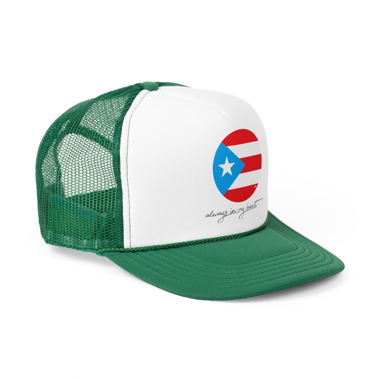 Always in my Heart Puerto Rican Pride Trucker Caps FREE SHIPPING
