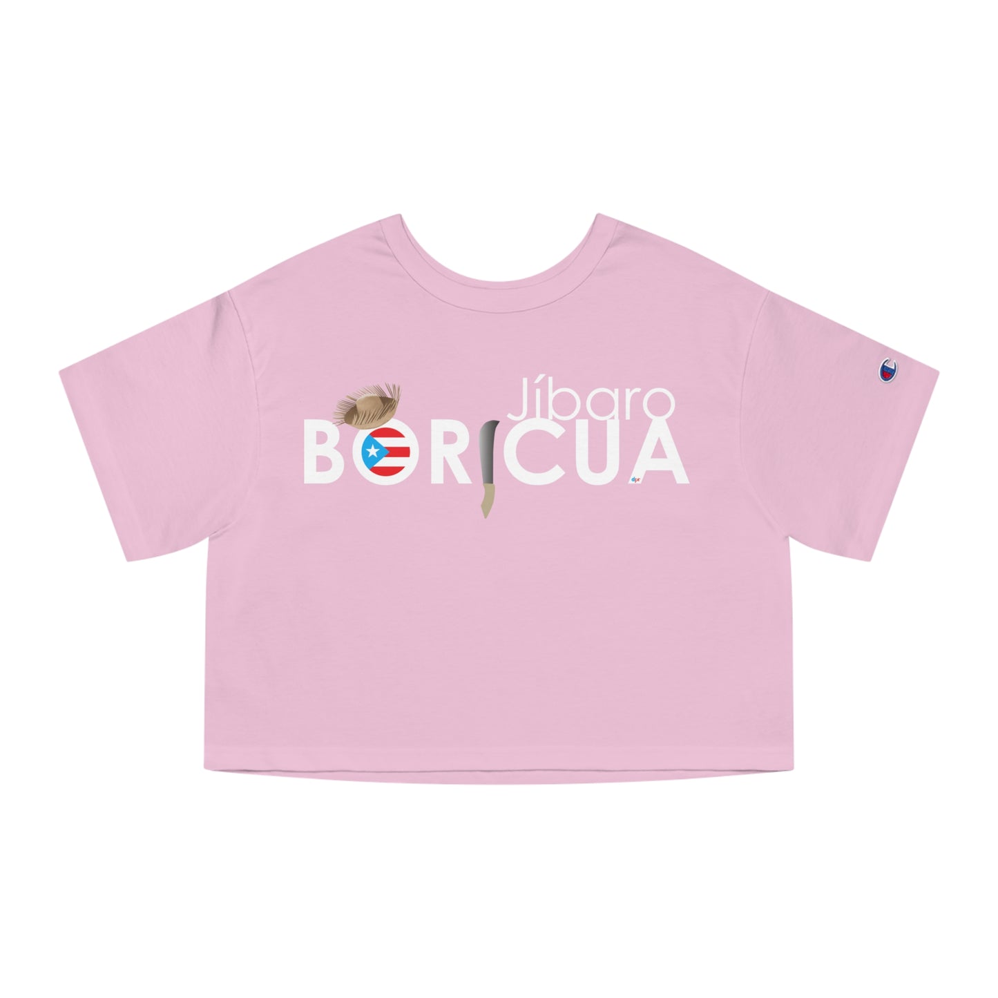 Jíbaro Boricua Flowy Cropped Tee