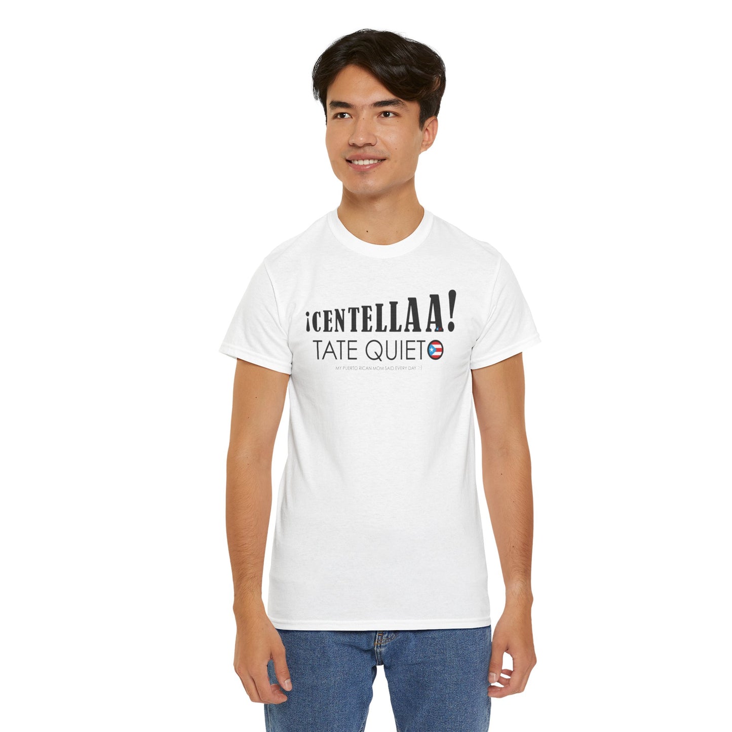 CENTELLA! Puerto Rican Mom  Unisex Heavy Cotton Tee