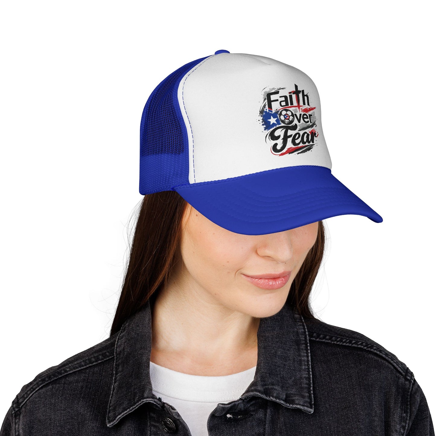 Copy of Puerto Rico Fire Soccer ball REPresentando Trucker Caps FREE SHIPPING