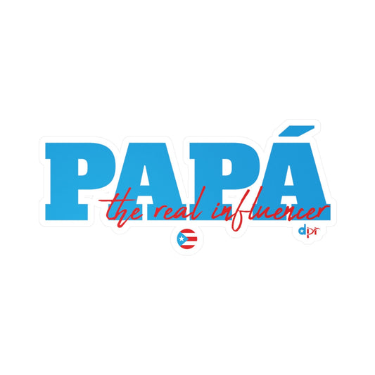 Papá The Real Influencer Kiss-Cut Vinyl Decals