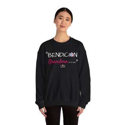 Bendición Grandma Boricua Unisex Heavy Blend™ Crewneck Sweaters