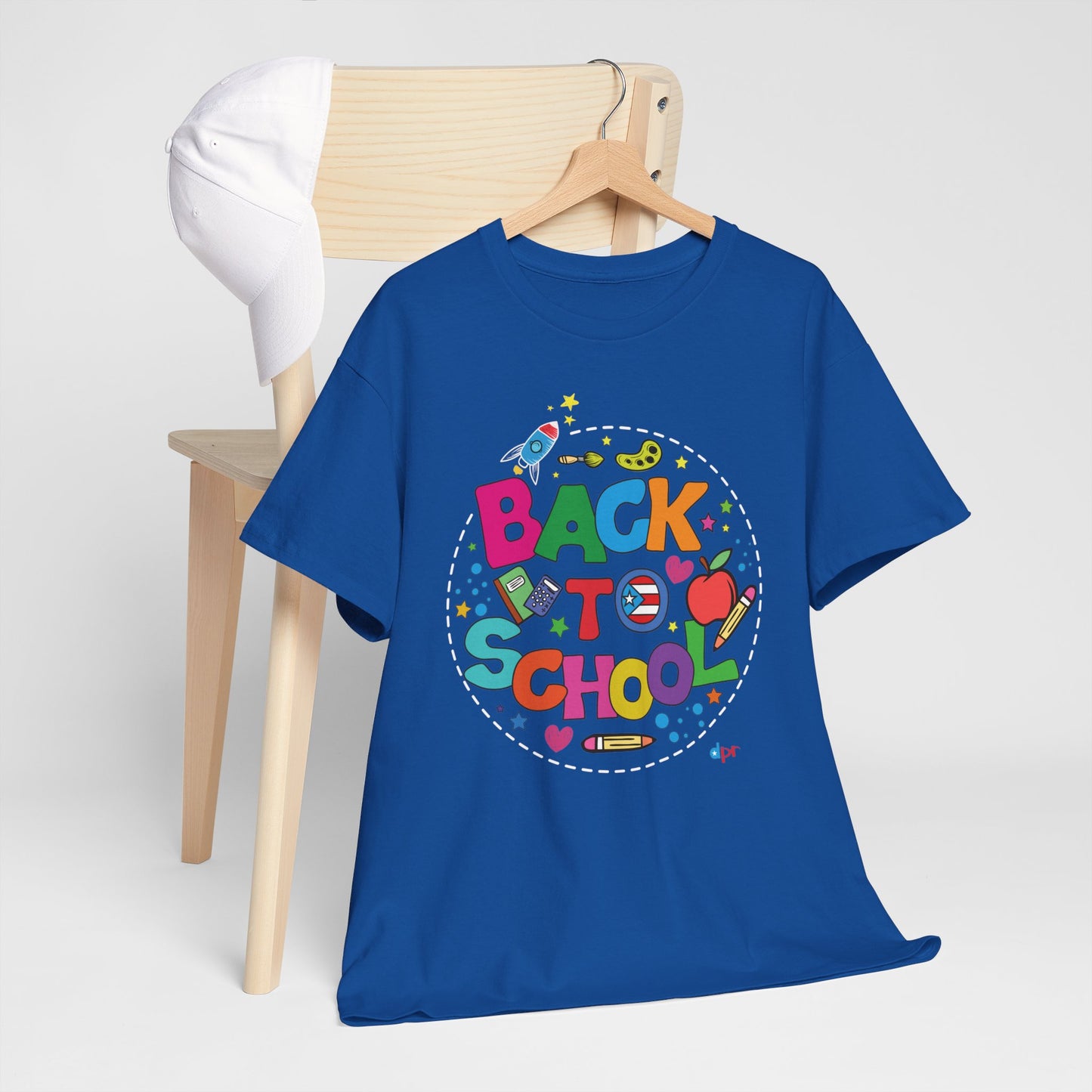 Back to School Boricua Student Heavy Cotton Tee
