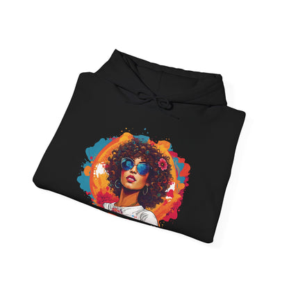 Maranta Boricua Girl Unisex Heavy Blend™ Boricua-Style Hoodies