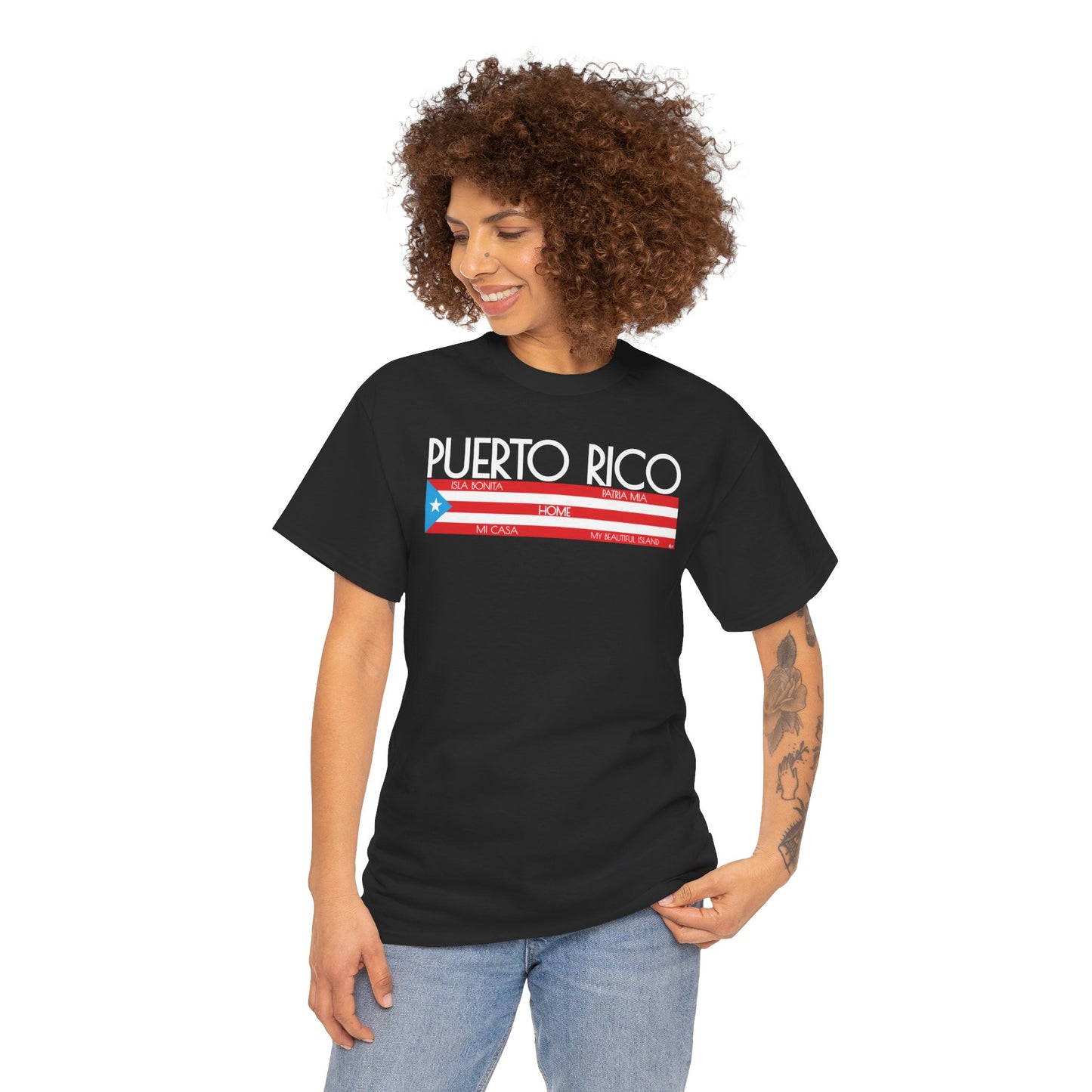 Puerto Rico HOME Unisex Heavy Cotton Tee