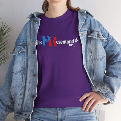 RePResentando Soccer Ball Unisex Heavy Cotton Tee