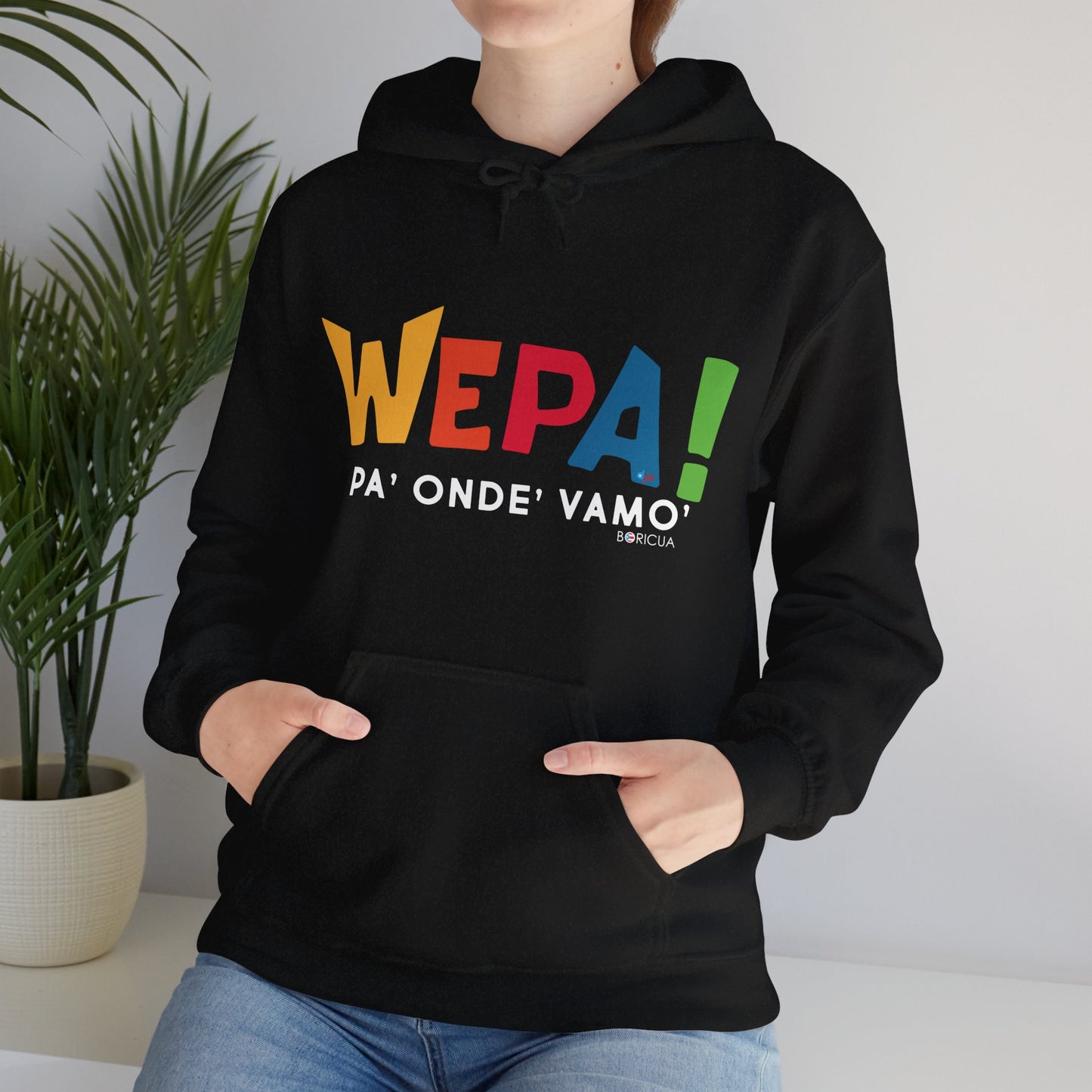 Wepa Boricua! Unisex Heavy Blend™ Boricua-Style Hoodies