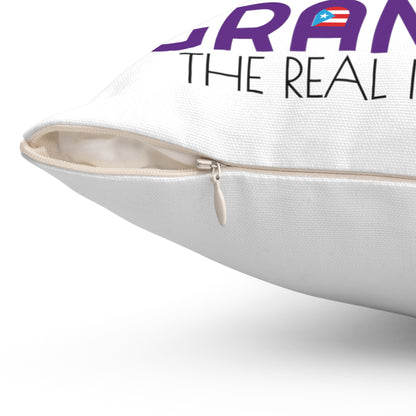 Grandma The Real Influencer Spun Polyester Square Pillow