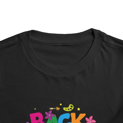 Back To School Boricua Girl Toddler Short Sleeve Tee