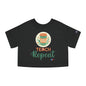 Coffee Teach Repeat - Back To School Boricua T Shirt Flowy Cropped Tee