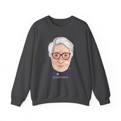 I Will Love You Forever Mamá Boricua Heavy Blend™ Crewneck Sweatshirt