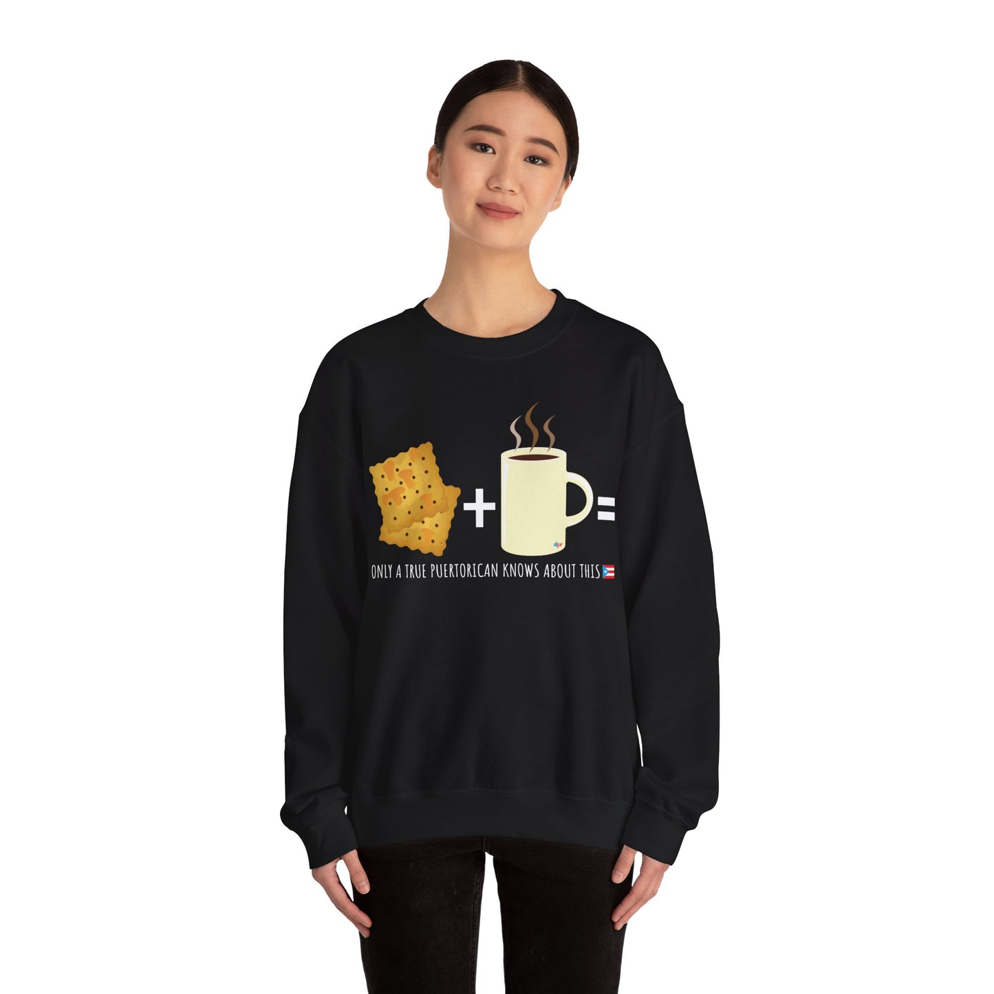 Crackers & Coffee True Puertorican Unisex Heavy Blend™ Crewneck Sweaters